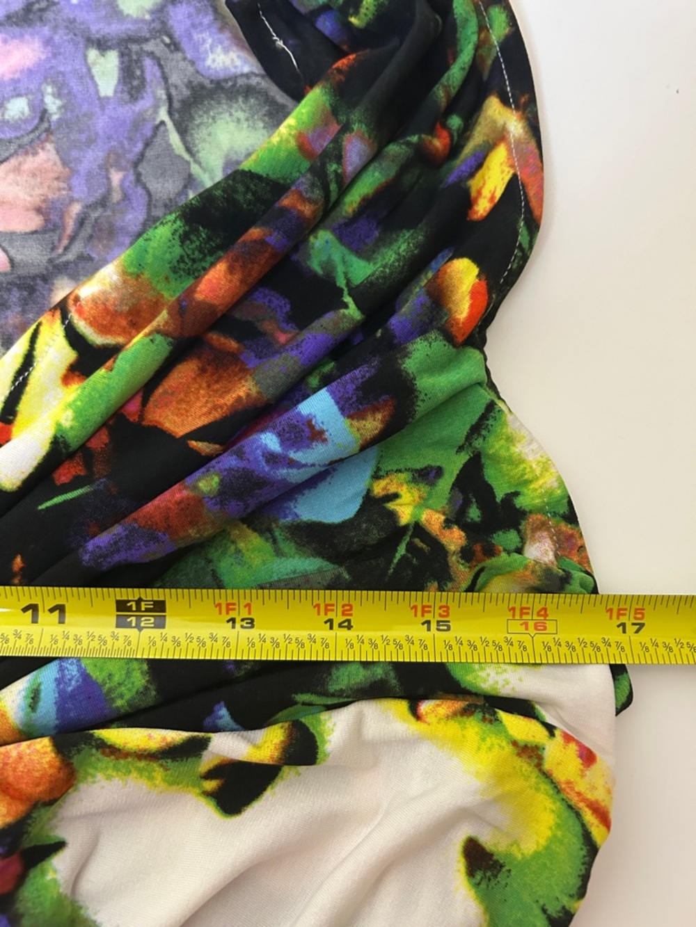 Floral Knot Front Multicolor Dress - Picture 7 of 9